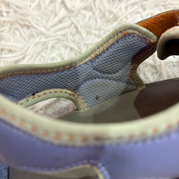 Teva Hurricane Seekado sandals purple orange‎ size kids 4 - Picture 7 of 9